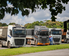 Porto de Paranaguá recebe o maior volume de caminhões da história no Pátio de Triagem