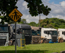 Porto de Paranaguá recebe o maior volume de caminhões da história no Pátio de Triagem