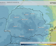 Primeira onda de frio intenso terá temperaturas na faixa de 0°C no Paraná