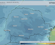 Primeira onda de frio intenso terá temperaturas na faixa de 0°C no Paraná