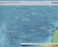 Primeira onda de frio intenso terá temperaturas na faixa de 0°C no Paraná
