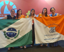 Educação e sustentabilidade: projeto de biodigestor leva estudantes da rede estadual a feira internacional em Fortaleza