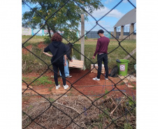 Educação ambiental: estudantes de colégio estadual em Arapoti transformam lixo orgânico em adubo para horta
