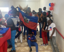 SEED - Inclusão: comunidade haitiana celebra identidade e cultura no Ceebja de Cascavel