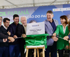 O vice-governador Darci Piana participa da inauguração do Residencial Verdes Campos. São 199 casas, sendo todas as unidades subsidiadas pelo Governo do Estado, por meio do Casa Fácil Paraná.