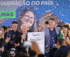  O vice-governador Darci Piana participa da inauguração do Residencial Verdes Campos. São 199 casas, sendo todas as unidades subsidiadas pelo Governo do Estado, por meio do Casa Fácil Paraná.
