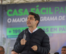  O vice-governador Darci Piana participa da inauguração do Residencial Verdes Campos. São 199 casas, sendo todas as unidades subsidiadas pelo Governo do Estado, por meio do Casa Fácil Paraná.