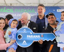  O vice-governador Darci Piana participa da inauguração do Residencial Verdes Campos. São 199 casas, sendo todas as unidades subsidiadas pelo Governo do Estado, por meio do Casa Fácil Paraná.