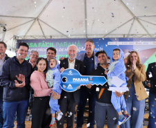  O vice-governador Darci Piana participa da inauguração do Residencial Verdes Campos. São 199 casas, sendo todas as unidades subsidiadas pelo Governo do Estado, por meio do Casa Fácil Paraná.