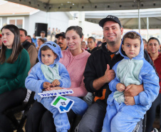  O vice-governador Darci Piana participa da inauguração do Residencial Verdes Campos. São 199 casas, sendo todas as unidades subsidiadas pelo Governo do Estado, por meio do Casa Fácil Paraná.
