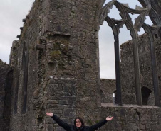  Luiza Gabrielly Damaratti, de 16 anos, estudante do 2º ano do ensino médio do Colégio Estadual do Campo Paulo Freire, de Palmas, acaba de retornar de um intercâmbio de um semestre na Irlanda.