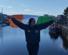  Luiza Gabrielly Damaratti, de 16 anos, estudante do 2º ano do ensino médio do Colégio Estadual do Campo Paulo Freire, de Palmas, acaba de retornar de um intercâmbio de um semestre na Irlanda.