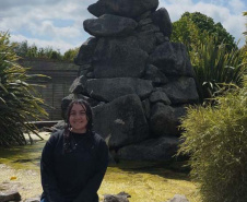  Luiza Gabrielly Damaratti, de 16 anos, estudante do 2º ano do ensino médio do Colégio Estadual do Campo Paulo Freire, de Palmas, acaba de retornar de um intercâmbio de um semestre na Irlanda.