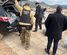 PCPR incinera maior carga de cocaína já apreendida em Curitiba 