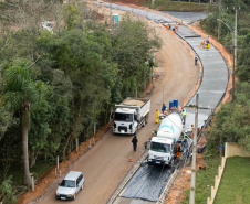 Pavimentação Estrada SJP-Mandirituba