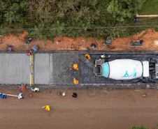 Pavimentação Estrada SJP-Mandirituba