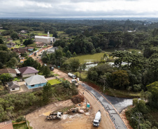 Pavimentação Estrada SJP-Mandirituba