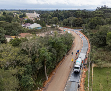 Pavimentação Estrada SJP-Mandirituba