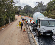 Pavimentação Estrada SJP-Mandirituba