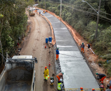 Pavimentação Estrada SJP-Mandirituba