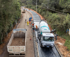 Pavimentação Estrada SJP-Mandirituba