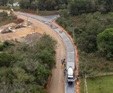 Pavimentação Estrada SJP-Mandirituba