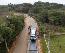 Pavimentação Estrada SJP-Mandirituba