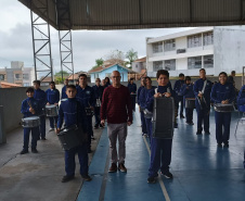 Fanfarra de colégio de Telêmaco Borba impulsiona frequência escolar e disciplina