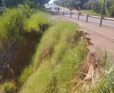 DER/PR homologa edital de novo bueiro metálico em rodovia de Ribeirão do Pinhal