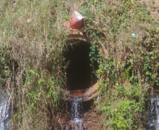 DER/PR homologa edital de novo bueiro metálico em rodovia de Ribeirão do Pinhal