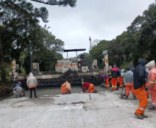 75%: concretagem de rodovia entre Clevelândia e Pato Branco deve terminar em junho