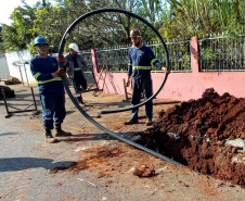 Obras para melhorar sistema de água em Foz do Iguaçu estão na reta final