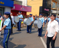 Fanfarra de colégio de Telêmaco Borba impulsiona frequência escolar e disciplina