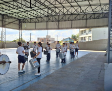 Fanfarra de colégio de Telêmaco Borba impulsiona frequência escolar e disciplina