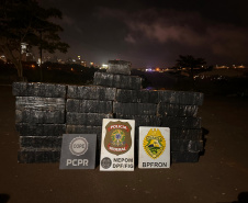 Ação integrada entre PMPR, PCPR e PF apreende mais de meia tonelada de maconha em Foz do Iguaç