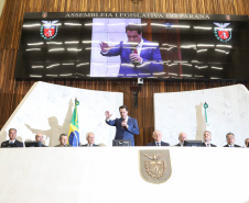 Posse do governador Carlos Massa Ratinho Junior   -   Curitiba, 01/01/2019   - Foto: Rodrigo Félix Leal