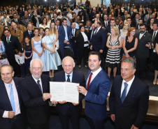 Posse do governador Carlos Massa Ratinho Junior   -   Curitiba, 01/01/2019   - Foto: Rodrigo Félix Leal
