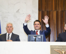 Posse do governador Carlos Massa Ratinho Junior   -   Curitiba, 01/01/2019   - Foto: Rodrigo Félix Leal