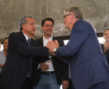 Governador Carlos Massa Ratinho Junior participa da posse do secretário da Agricultura e Abastecimento, Norberto Ortigara.  -  Curitiba, 03/01/2018  -  Foto: Rodrigo Félix Leal