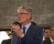 Governador Carlos Massa Ratinho Junior participa da posse do secretário da Agricultura e Abastecimento, Norberto Ortigara.  -  Curitiba, 03/01/2018  -  Foto: Rodrigo Félix Leal