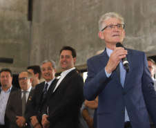 Governador Carlos Massa Ratinho Junior participa da posse do secretário da Agricultura e Abastecimento, Norberto Ortigara.  -  Curitiba, 03/01/2018  -  Foto: Rodrigo Félix Leal