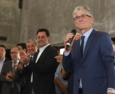 Governador Carlos Massa Ratinho Junior participa da posse do secretário da Agricultura e Abastecimento, Norberto Ortigara.  -  Curitiba, 03/01/2018  -  Foto: Rodrigo Félix Leal