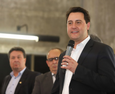 Governador Carlos Massa Ratinho Junior participa da posse do secretário da Agricultura e Abastecimento, Norberto Ortigara.  -  Curitiba, 03/01/2018  -  Foto: Rodrigo Félix Leal