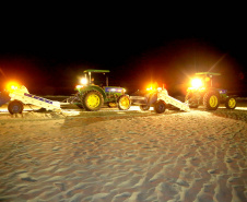 Limpeza das praias, saúde e segurança são destaques na temporada. Mais de 174 toneladas de lixo foram recolhidas nas praias do Paraná pela Sanepar, houve cerca de 700 atendimentos médicos feitos pela equipe da Secretaria da Saúde.  Operação Verão, 2018/2019  -  Foto: Jaelson Lucas/ANPr