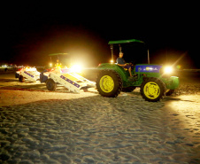 Limpeza das praias, saúde e segurança são destaques na temporada. Mais de 174 toneladas de lixo foram recolhidas nas praias do Paraná pela Sanepar, houve cerca de 700 atendimentos médicos feitos pela equipe da Secretaria da Saúde.  Operação Verão, 2018/2019  -  Foto: Jaelson Lucas/ANPr
