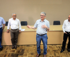 O secretário da Agricultura e do Abastecimento, Norberto Ortigara, deu posse nesta terça-feira (8) à nova diretoria da Agência de Defesa Agropecuária do Paraná (Adapar)