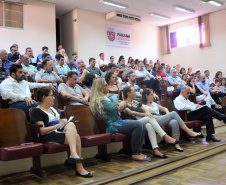 O secretário da Agricultura e do Abastecimento, Norberto Ortigara, deu posse nesta terça-feira (8) à nova diretoria da Agência de Defesa Agropecuária do Paraná (Adapar). O médico veterinário Otamir Cesar Martins assumiu a presidência, em substituição ao também veterinário Inácio Afonso Kroetz que dirigiu a empresa desde 2011, quando foi criada.  -  Curitiba, 08/01/2019  -  Foto: Divulgação SEAB