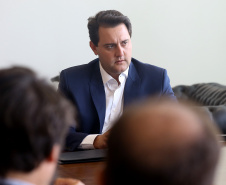 Governador Carlos Massa Ratinho Júnior recebe lideranças de Londrina  -  Curitiba, 08/01/2019  -  Foto: Jaelson Lucas/ANPr