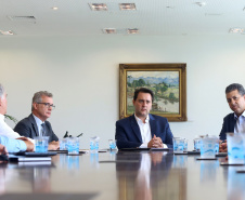 Governador Carlos Massa Ratinho Júnior recebe lideranças de Londrina  -  Curitiba, 08/01/2019  -  Foto: Jaelson Lucas/ANPr