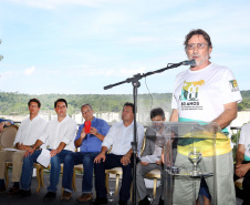 O governador Carlos Massa Ratinho Junior participou nesta quinta-feira (10), em Foz do Iguaçu, da solenidade em comemoração aos 80 anos do Parque Nacional do Iguaçu.  Considerado uma das mais belas reservas ecológicas do mundo, o Parque Nacional do Iguaçu tem 225 mil hectares e é reconhecido pela Unesco como Patrimônio Natural da Humanidade. Foz do Iguaçu,10/01/2018 Foto:Jaelson Lucas / ANPr